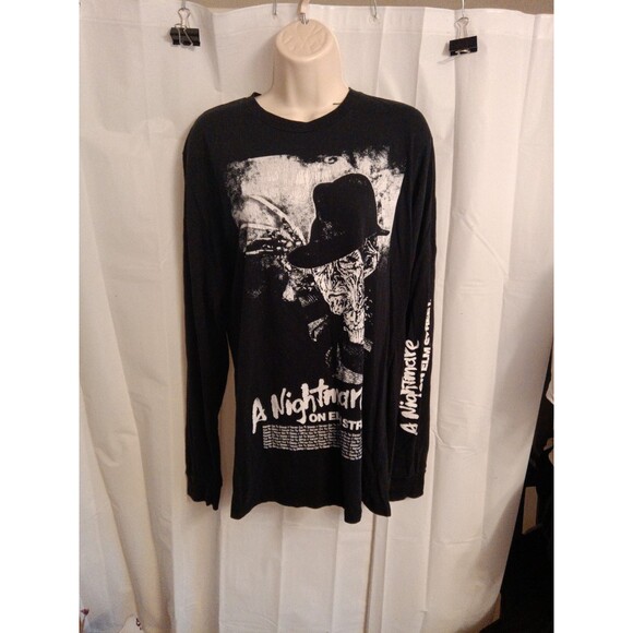 freddy krueger  A Nightmare on elm street long sleeve shirt official. - Picture 1 of 4